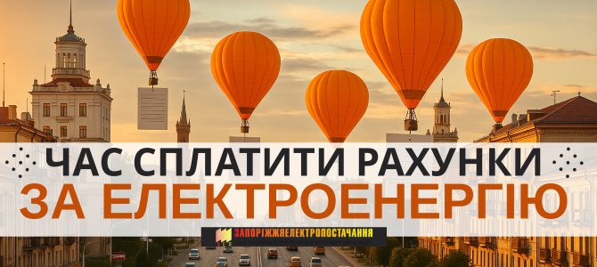 ЧАС СПЛАТИТИ РАХУНКИ ЗА ЕЛЕКТРОЕНЕРГІЮ ЧАС СПЛАТИТИ РАХУНКИ ЗА ЕЛЕКТРОЕНЕРГІЮ