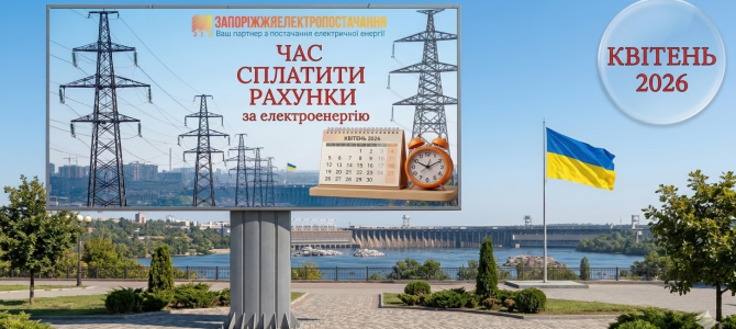 Час сплатити рахунки за електроенергію